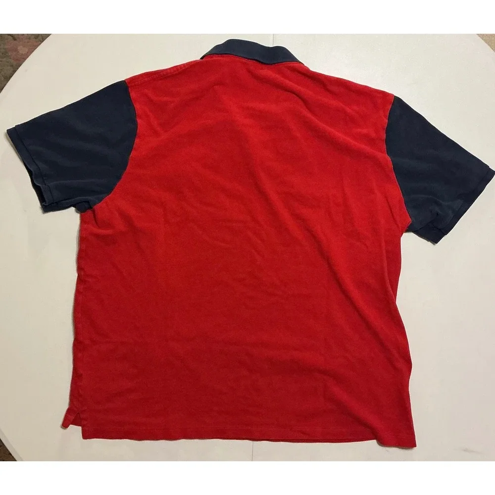 Polo Ralph Lauren Shirt Patriotic Big Pony Crest Classic Fit Preppy Mens 2XL